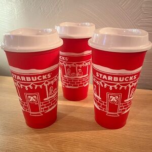 NEW Starbucks Christmas 2025 Red Cup Day 16oz Xmas
